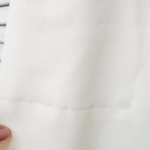 Vintage 70s Cream White Fine Wool Twill Culottes Made In France XS - Picture 15 of 15